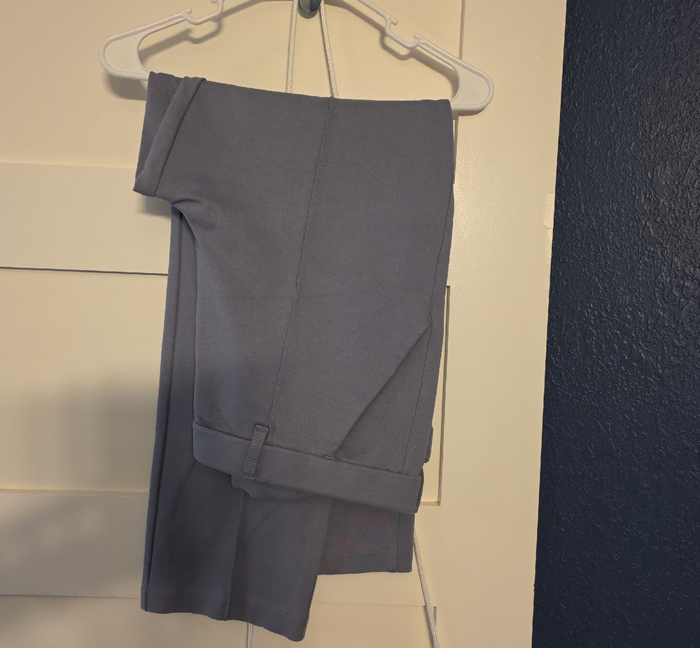 LEE Classic Light grey Pull On Creased Trousers